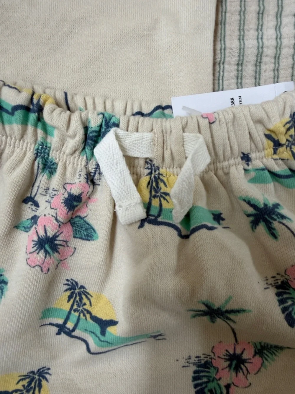 Grayson Mini Neutral Baby Tee - Cream